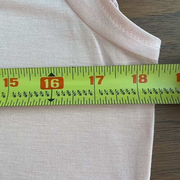 Calvin Klein pale pink cap sleeve tee size M - Picture 6 of 7